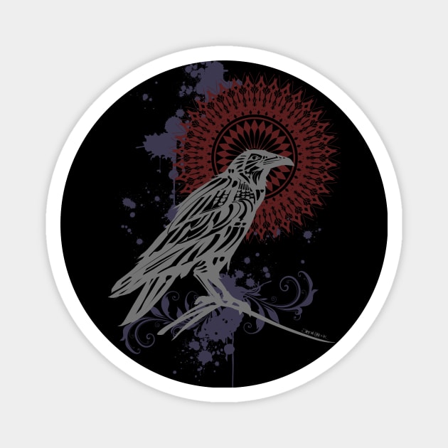 Raven Magic 1 Magnet by SimonHaiduk